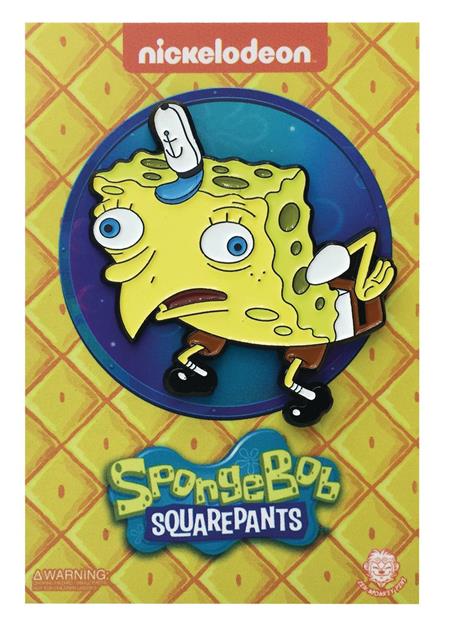 SPONGEBOB MOCKING ENAMEL PIN (C: 1-1-2)