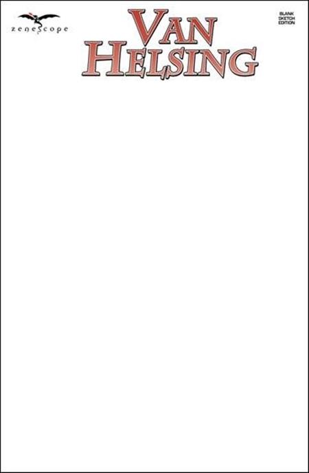 VAN HELSING (LEGACY NUMBER) #50 CVR F BLANK SKETCH