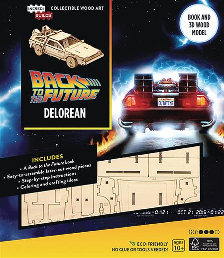 INCREDIBUILDS BACK TO THE FUTURE DELOREAN 3D WOOD MODEL (C: