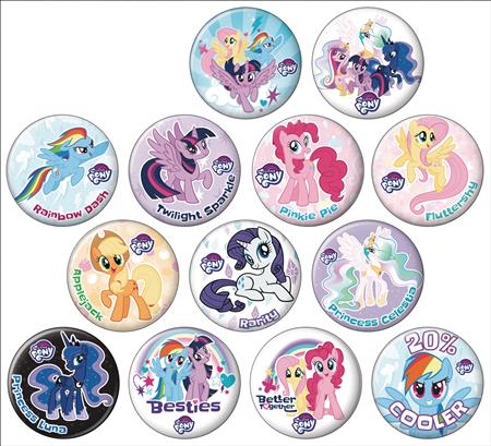 MY LITTLE PONY FRIENDSHIP IS MAGIC 144PC BUTTON DIS (C: 1-1-