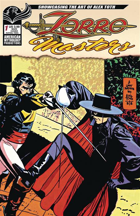 ZORRO MASTERS ALEX TOTH MAIN CVR TOTH