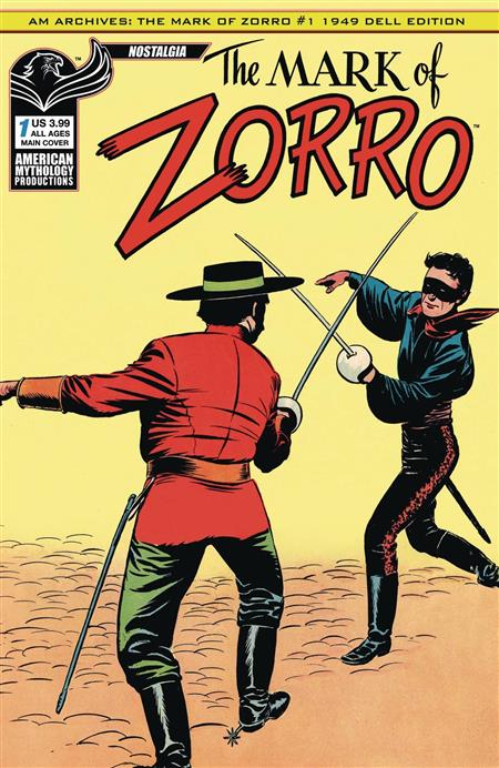 AM ARCHIVES MARK OF ZORRO 1949 1ST APP #1 MAIN CVR