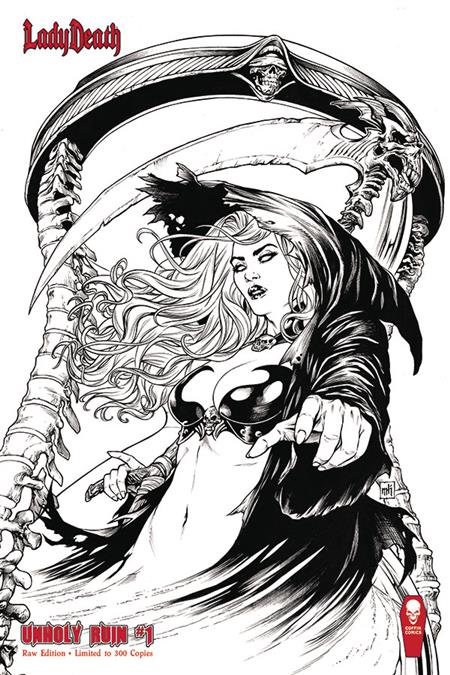 LADY DEATH UNHOLY RUIN #1 RAW ED (MR)