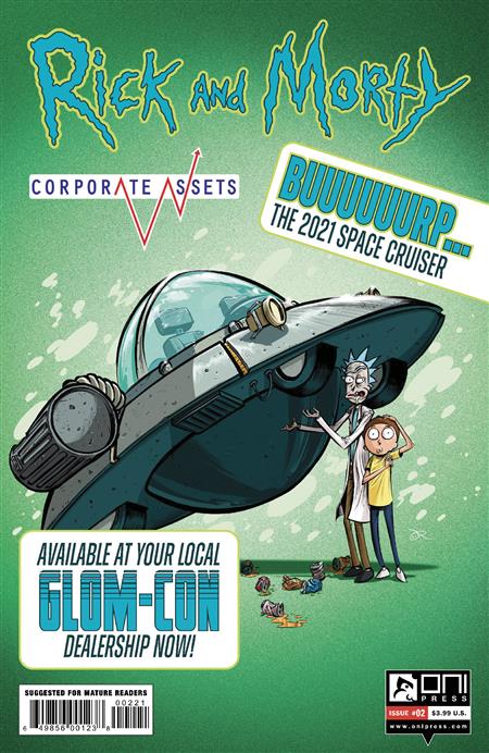 RICK AND MORTY CORPORATE ASSESTS #2 CVR B LEE