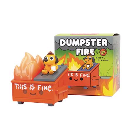 LIL DUMPSTER FIRE THIS IS FINE VINYL FIGURE (Net) (C: 1-1-2)