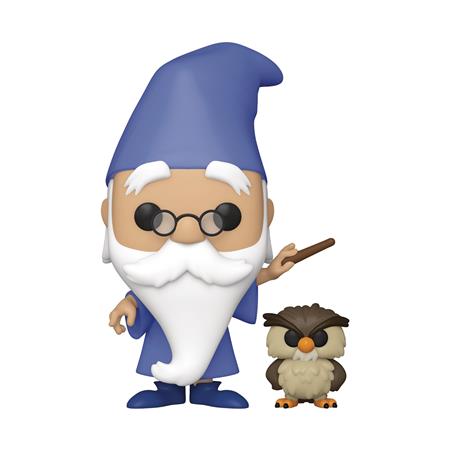 POP & BUDDY SITS MERLIN W/ARCHIMEDES VINYL FIG (C: 1-1-1)