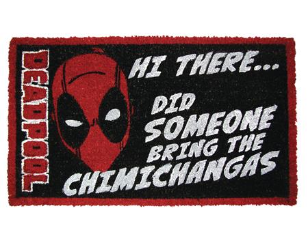 MARVEL DEADPOOL CHIMICHANGA DOORMAT (C: 1-1-2)