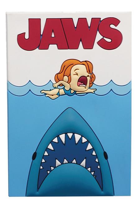 JAWS POSTER 3D FOAM MAGNET (C: 1-1-2)