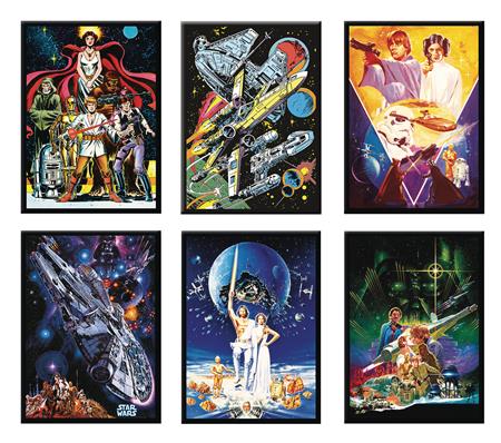 STAR WARS ART 18PC FLAT MAGNET ASST (C: 1-1 (C: 1-1-2)