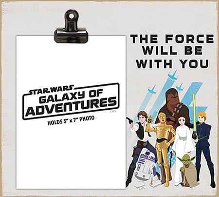 STAR WARS FORCE WILL BE WITH YOU PHOTO FRAME WITH CLIP (C: 1