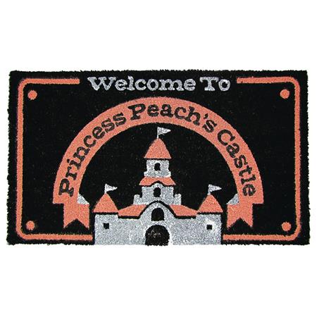 NINTENDO SUPER MARIO PEACHES CASTLE DOORMAT (C: 1-1-2)