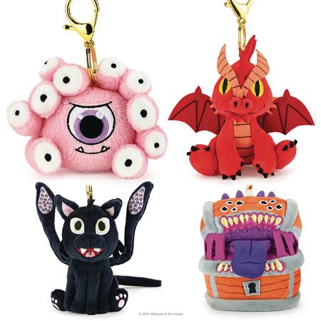 D&D 3" PLUSH CHARMS WAVE 1 DIS (24CT) (C: 0-1-2)