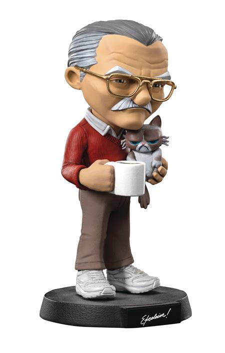 MINICO POW STAN LEE W/ GRUMPY CAT PVC STATUE (C: 1-1-2)