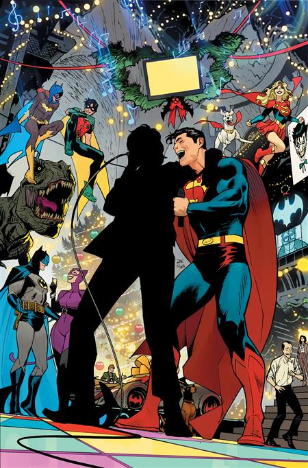 BATMAN SUPERMAN WORLDS FINEST #10 CVR C DAN MORA HOLIDAY CARD STOCK VAR