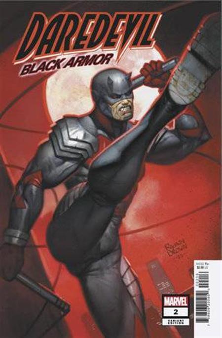 DAREDEVIL BLACK ARMOR #2 25 COPY INCV RYAN BROWN VAR