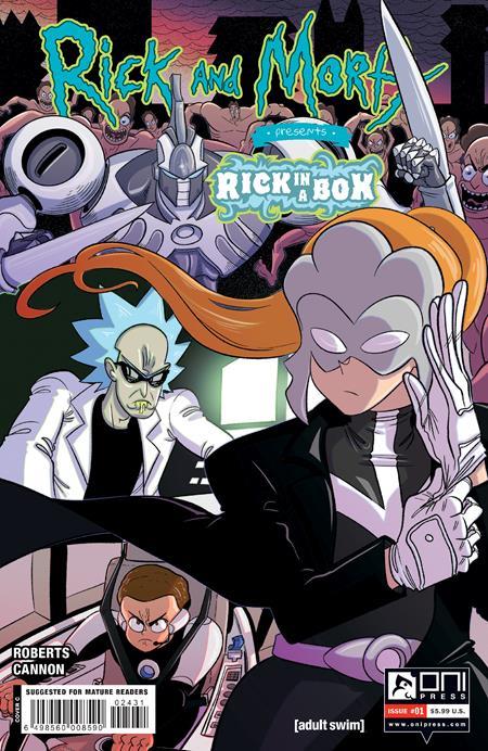 RICK AND MORTY PRESENTS RICK IN A BOX #1 (ONE SHOT) CVR C INC 1:10 RAFER ROBERTS VAR (MR)