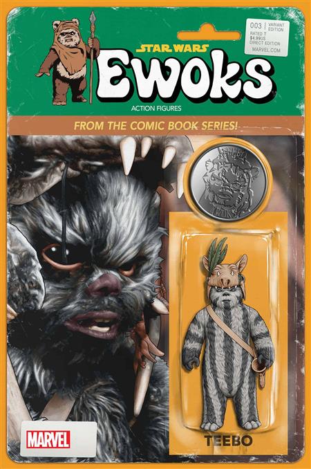 STAR WARS EWOKS #3 (OF 4) JTC ACTION FIGURE VAR