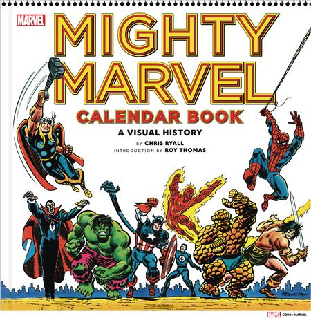 MIGHTY MARVEL CALENDAR BOOK VISUAL HISTORY HC 