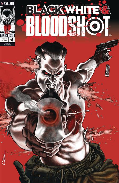 BLACK WHITE & BLOODSHOT #4 (OF 4) CVR A ORTIZ (MR)