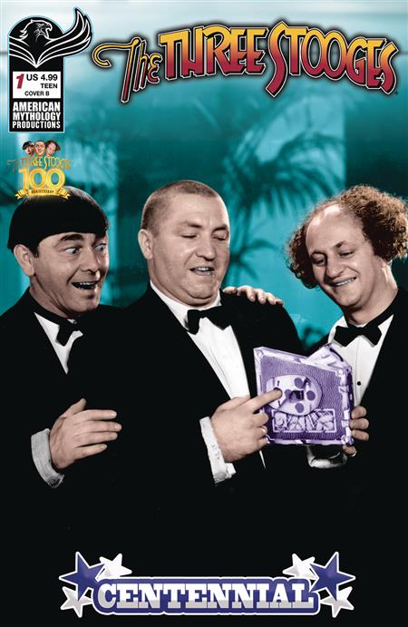 THREE STOOGES CENTENNIAL #1 CVR B PHOTO