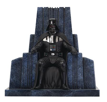 SW PREMIER COLL DISNEYPLUS OBI-WAN DARTH VADER ON THRONE STATUE