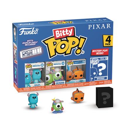 BITTY POP PIXAR MONSTERS INC 4PK VIN FIG (Net) 