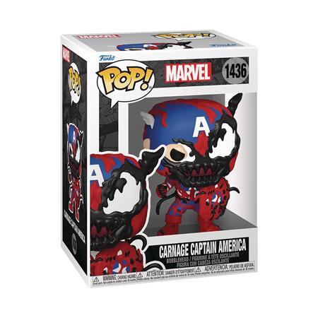 POP MARVEL CARNAGEIZED CAPTAIN AMERICA VIN FIG 