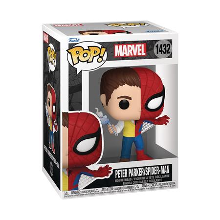 POP MARVEL SPLIT SPIDER-MAN/PETER PARKER VIN FIG 