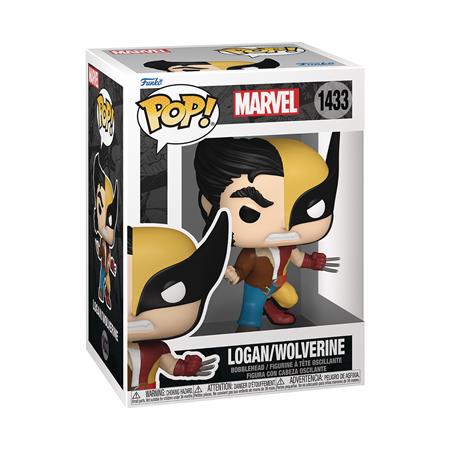 POP MARVEL SPLIT WOLVERINE/LOGAN VIN FIG 