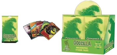 GODZILLA HOLOGRAPHIC STICKER PACKS 24PC BMB DS (Net) 