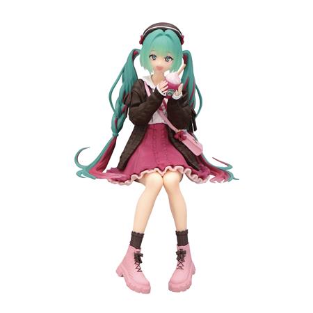 HATSUNE MIKU AUTUMN DATE PINK COLOR NOODLE STOPPER FIG (Net)