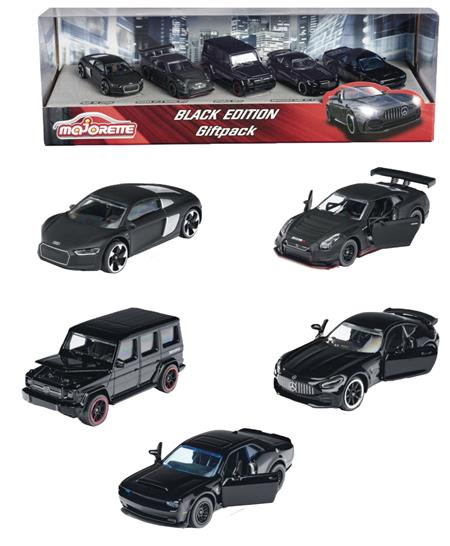 MAJORETTE BLACK EDITION 5-PACK 1/64 DIE-CAST CARS (Net) 