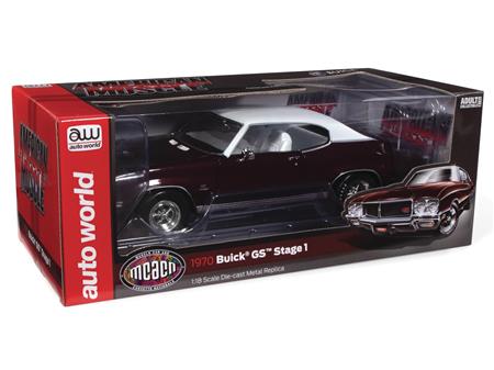 AM 1970 BUICK GS STAGE1 HARDTOP MCACN 1/18 DIE-CAST VEH (Net)