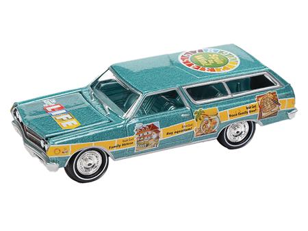 JL 1965 GAME OF LIFE CHEVY WAGON 1/64 DIE-CAST CAR (Net) 