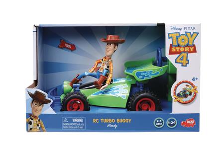 DISNEY PIXAR CARS TOY STORY 4 WOODY TURBO BUGGY 1/24 R/C VEH