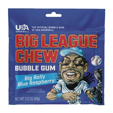 BIG LEAGUE CHEW BLUE RASPBERRY 12CT DISP (Net) 