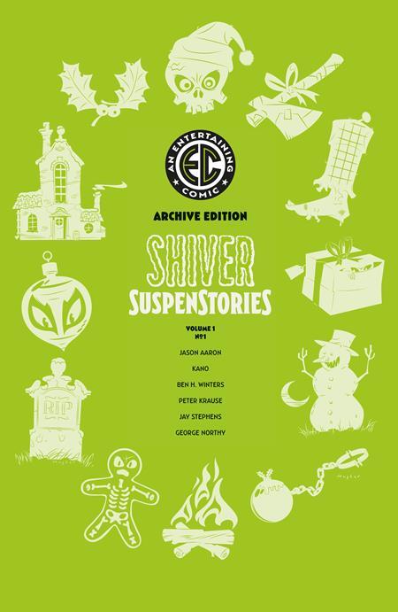 EC SHIVER SUSPENSTORIES #1 (ONE SHOT) CVR E INC 1:50 RIAN HUGHES EC ARCHIVE EDITION VAR (MR)