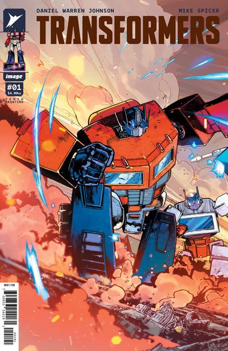 TRANSFORMERS #1 Tenth Printing Cvr I Andrei Bressan & Adriano Lucas Optimus Prime Connecting Var