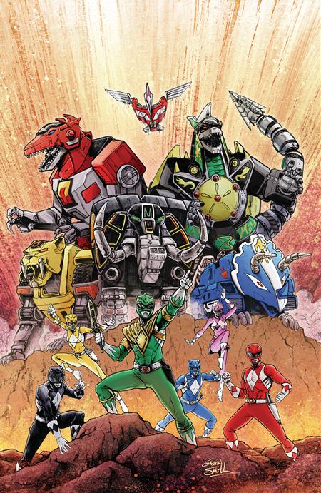 MIGHTY MORPHIN POWER RANGERS ZORD QUEST #1 A MAIN (DRESSED SMITH)