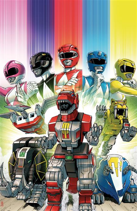 MIGHTY MORPHIN POWER RANGERS ZORD QUEST #1 F UNLIMITED VARIANT (FULL ART COLLER)