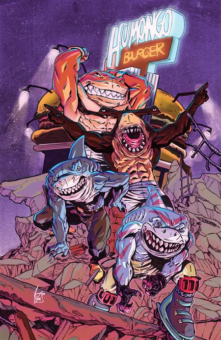 STREET SHARKS #4 VARIANT RI (1:25) (FEDERICI FULL ART)