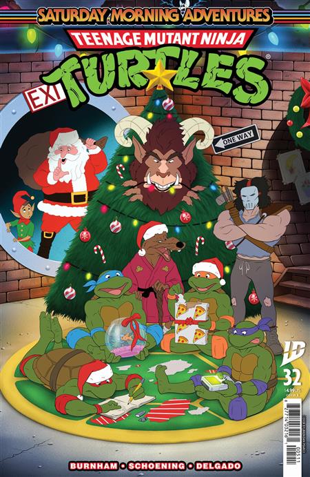TEENAGE MUTANT NINJA TURTLES SATURDAY MORNING ADVENTURES #32 VARIANT B (PEARCE)