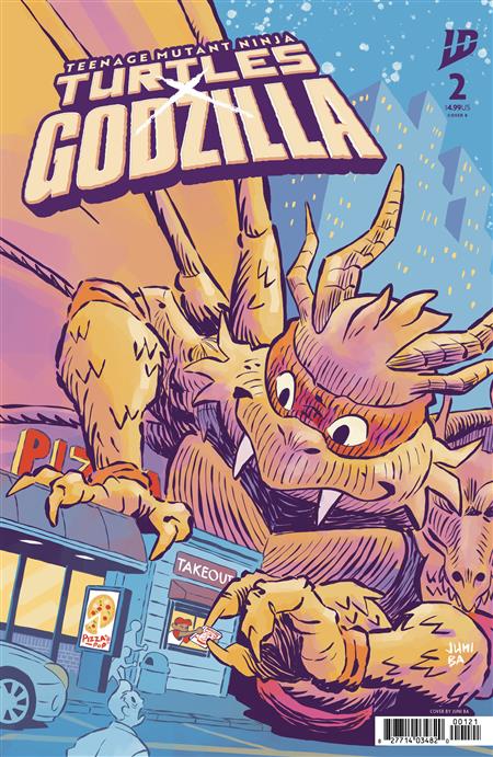 TEENAGE MUTANT NINJA TURTLES X GODZILLA #2 VARIANT B (BA)
