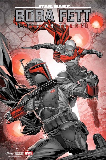 STAR WARS BOBA FETT BLACK WHITE & RED #4