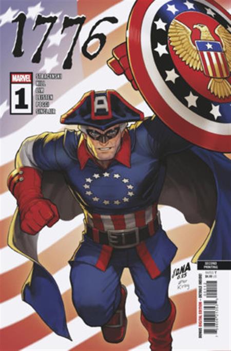1776 #1 DAVID NAKAYAMA 2ND PRINTING VARIANT