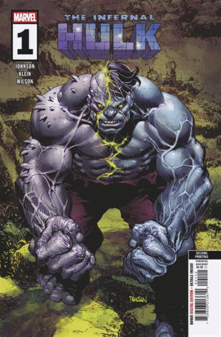 INFERNAL HULK #1 DAN PANOSIAN 2ND PRINTING VARIANT