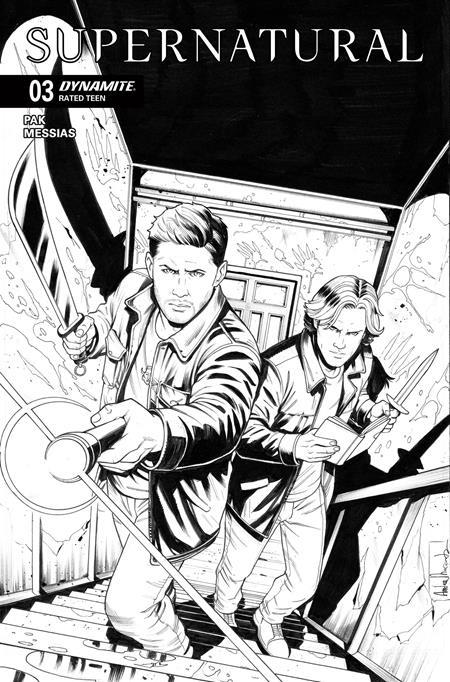 SUPERNATURAL #3 CVR F INC 1:10 ANDREA BROCCARDO LINE ART VAR