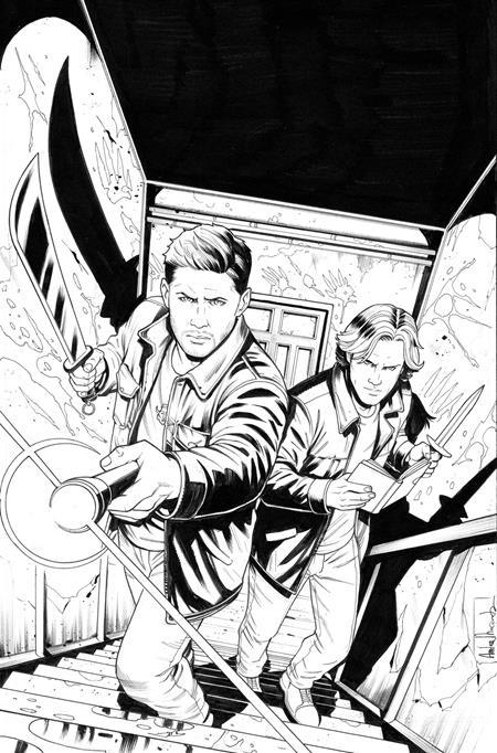 SUPERNATURAL #3 CVR H INC 1:15 EDER MESSIAS LINE ART VIRGIN VAR
