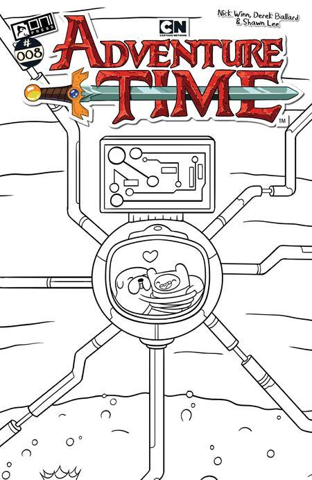 ADVENTURE TIME (2025) #8 CVR F INC 1:50 NICK WINN B&W VAR