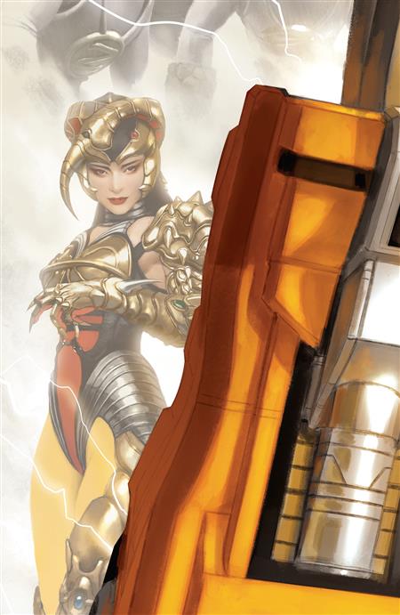 MIGHTY MORPHIN POWER RANGERS (2026) #7 C MEGAZORD CARD STOCK CONNECTING VARIANT (FULL ART MERCADO)
